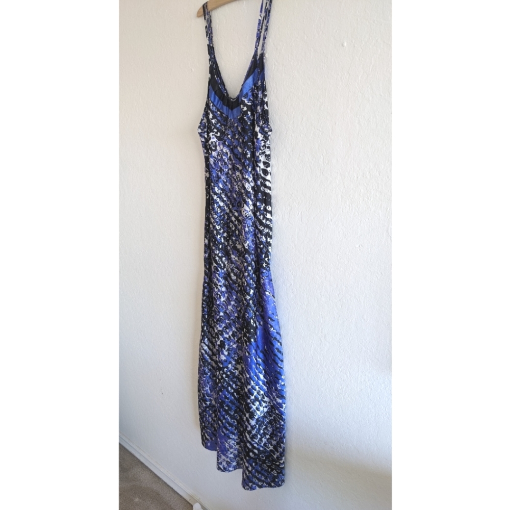 Oscar de la Renta print maxi slip dress